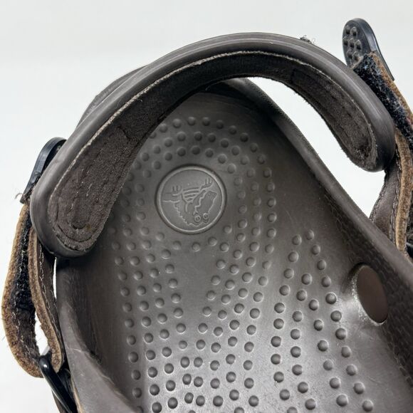 Crocs Yukon Vista II LiteRide Clog Mens 8 Brown Comfy Casual Vacation Beach